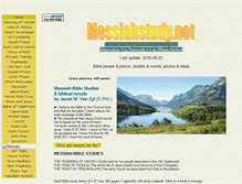 Tablet Screenshot of messiah-study.net